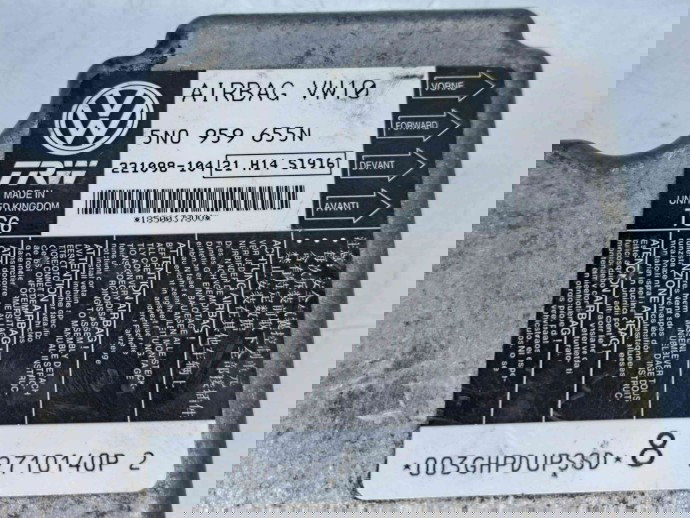 Calculator airbag  Volkswagen Passat B6 (3C2) [Fabr 2005-2010] 5N0959655N 2.0 TDI BKD 103KW / 140CP