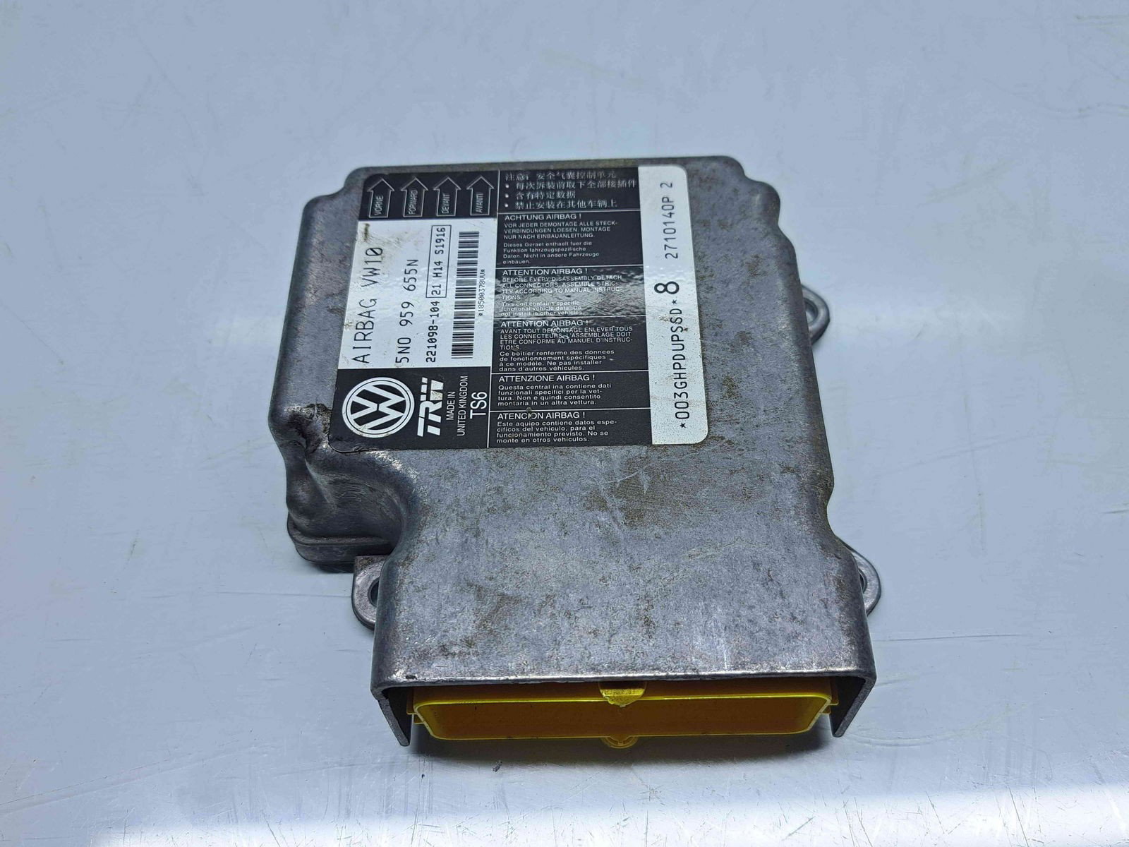Calculator airbag Volkswagen Passat B6 (3C2) [Fabr 2005-2010] 5N0959655N 2.0 TDI BKD 103KW / 140CP - imagine 4