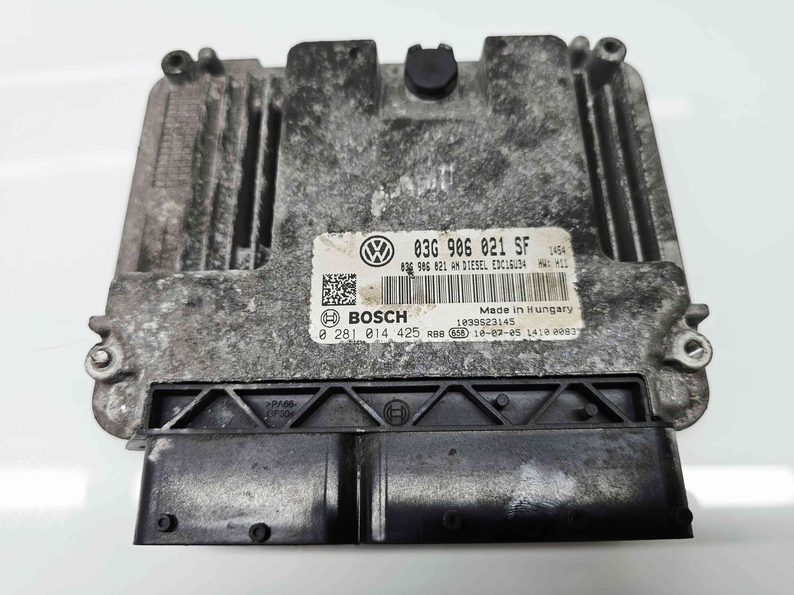 Calculator motor ECU Volkswagen Touran (1T1, 1T2) [Fabr 2003-2010] 03G906021SF 2.0 TDI BKD 103KW / 140CP