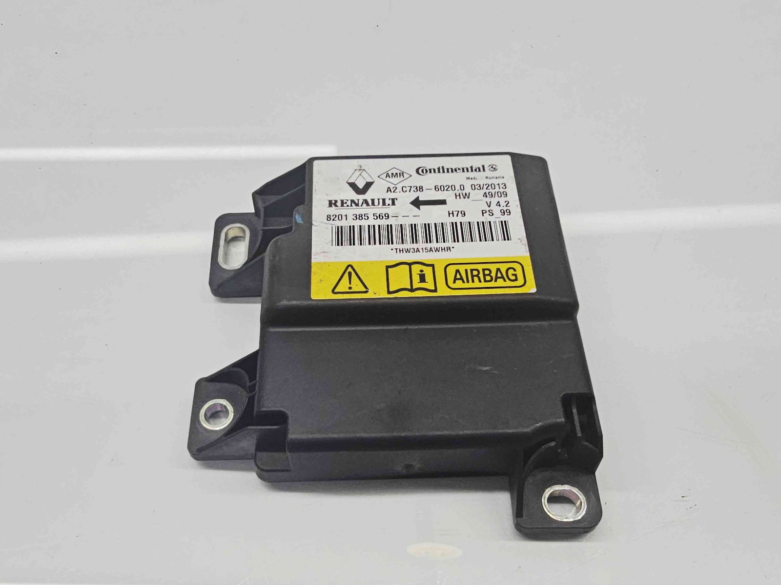 Calculator airbag Dacia Duster (PH2, H79) [Fabr 2013-2017] 8201385569 1.5 DCI K9K-899 81KW / 110CP - imagine 2