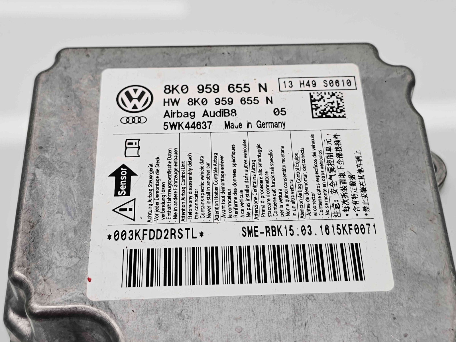 Calculator airbag Audi A5 (8T3) [Fabr 2007-2015] 8K0959655N 3.0 CREC 245KW / 333CP - imagine 3