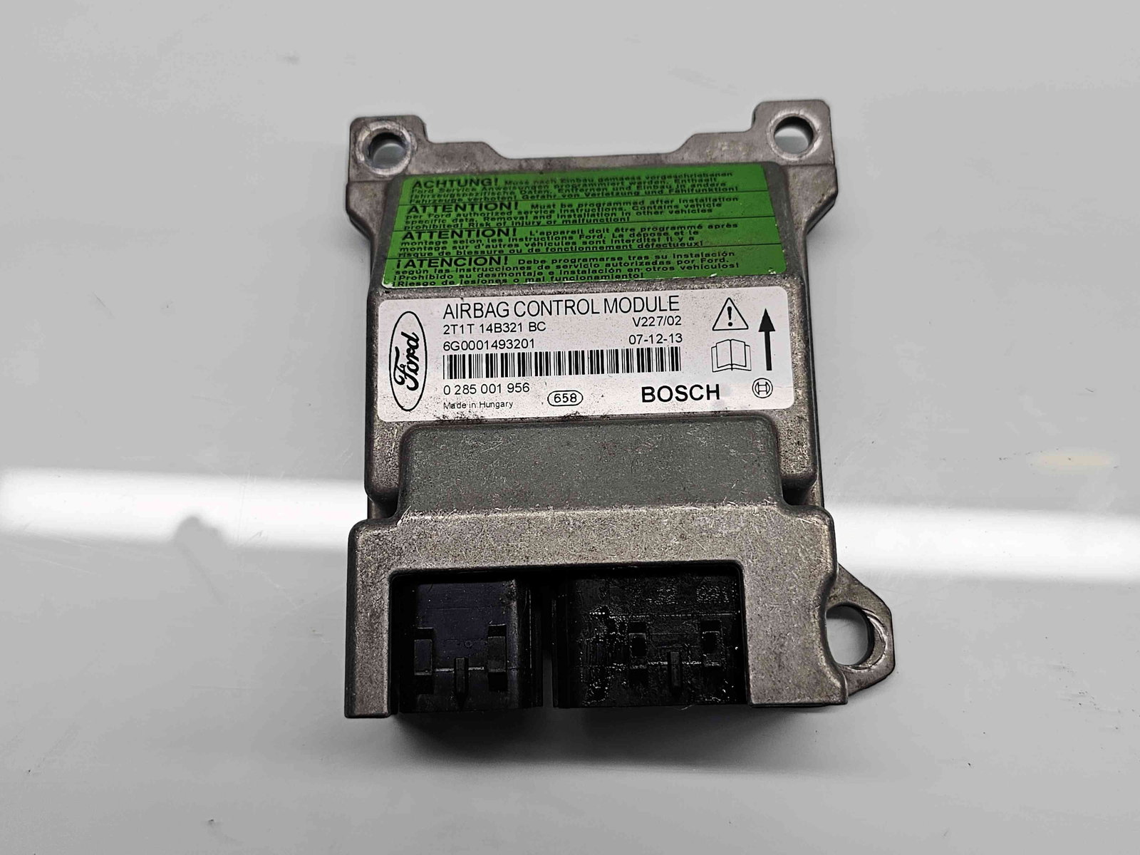 Calculator airbag Ford Transit Connect (TC7) [Fabr 2002-2013] 2T1T14B321BC 1.8 TDCI RWPA 81KW / 110CP - imagine 1