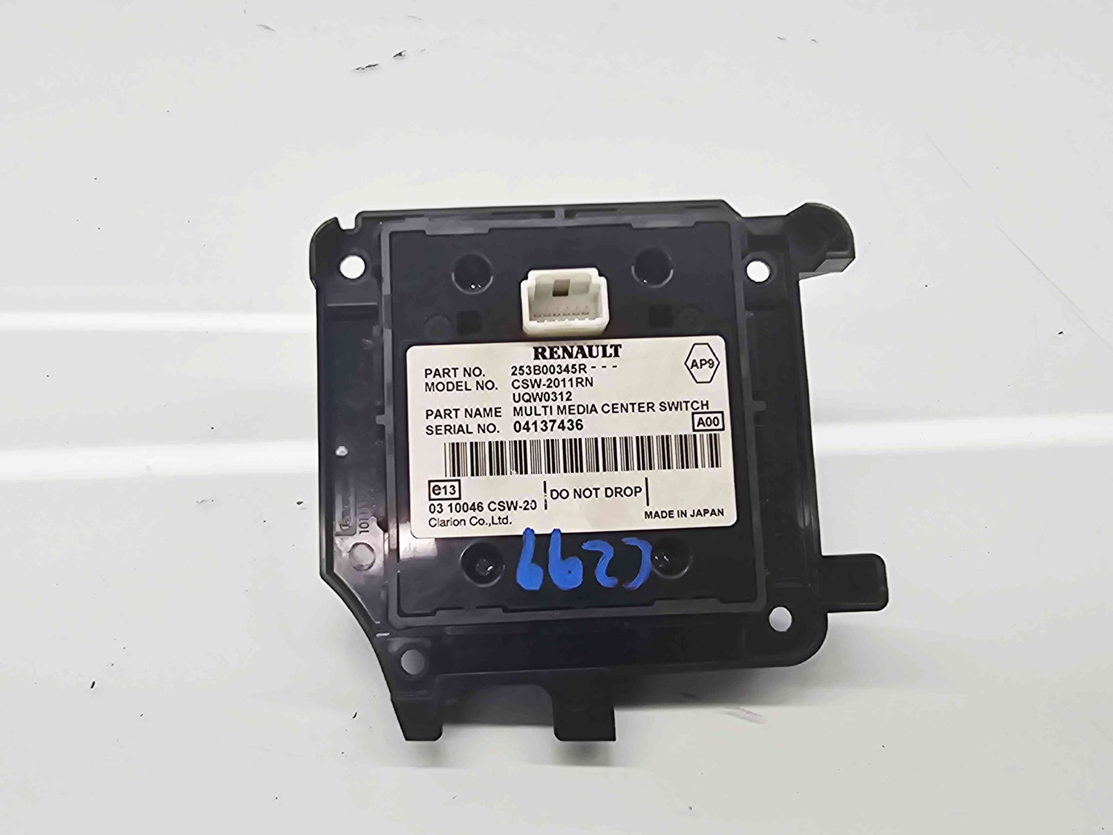 Joystick navigatie Renault Megane 3 (B95) [Fabr 2008-2016] 253B00345R - imagine 3