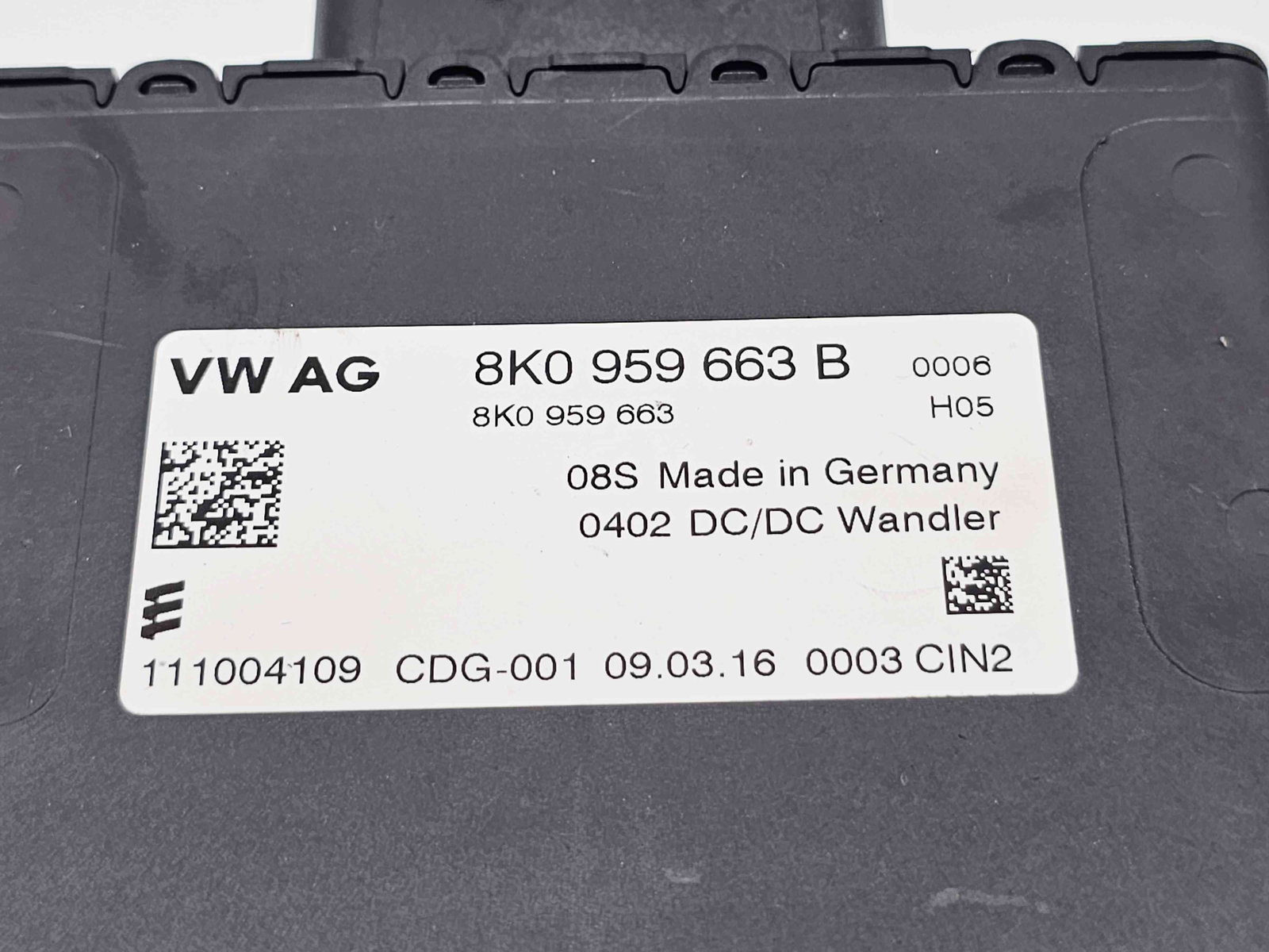 Modul confort Audi A5 (8T3) [Fabr 2007-2015] 8K0959663B - imagine 2