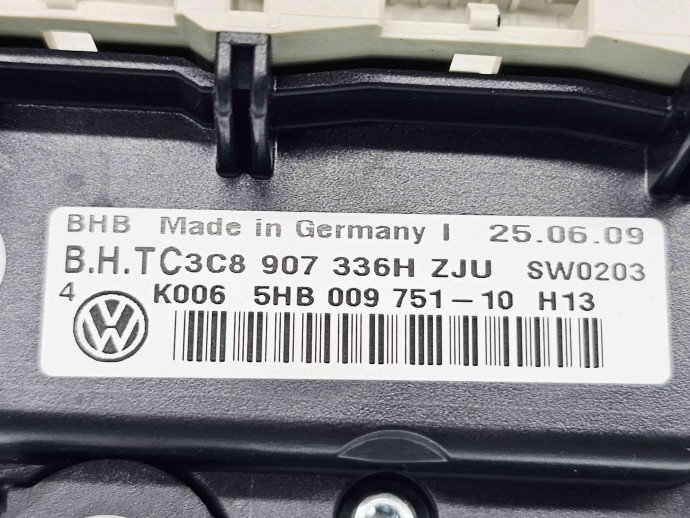  Panou comanda clima Volkswagen Golf 6 (5K1) [Fabr 2009-2013] 5HB009751-10