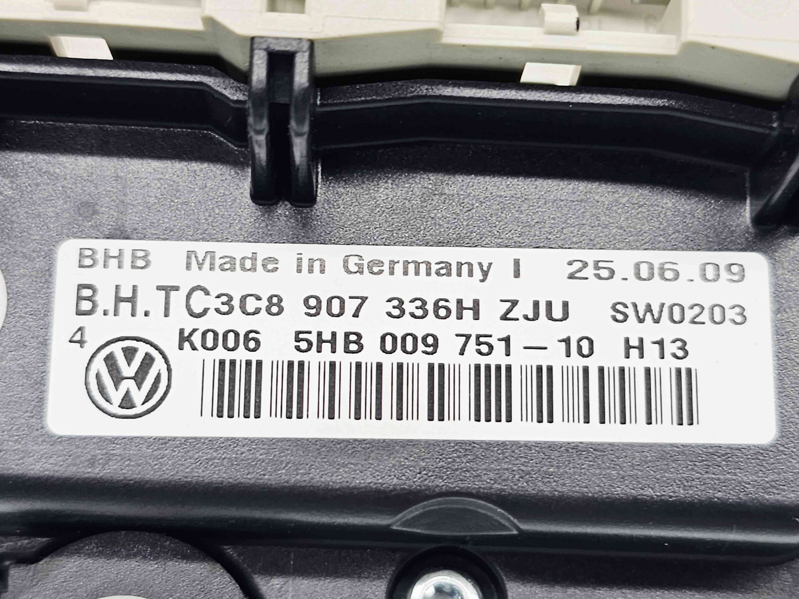 Panou comanda clima Volkswagen Golf 6 (5K1) [Fabr 2009-2013] 5HB009751-10 - imagine 4