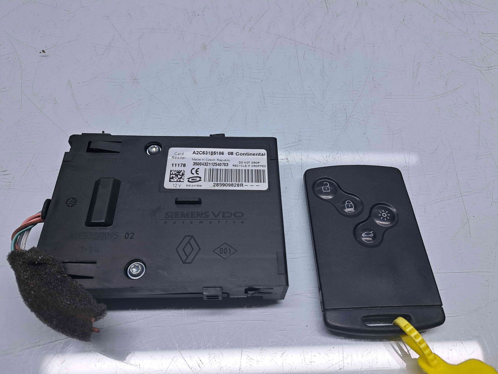 Contact cu cheie Renault Scenic 3 [Fabr 2009-2015] A2C53185186 1.9 DCI F9Q-87096KW / 130CP - imagine 3