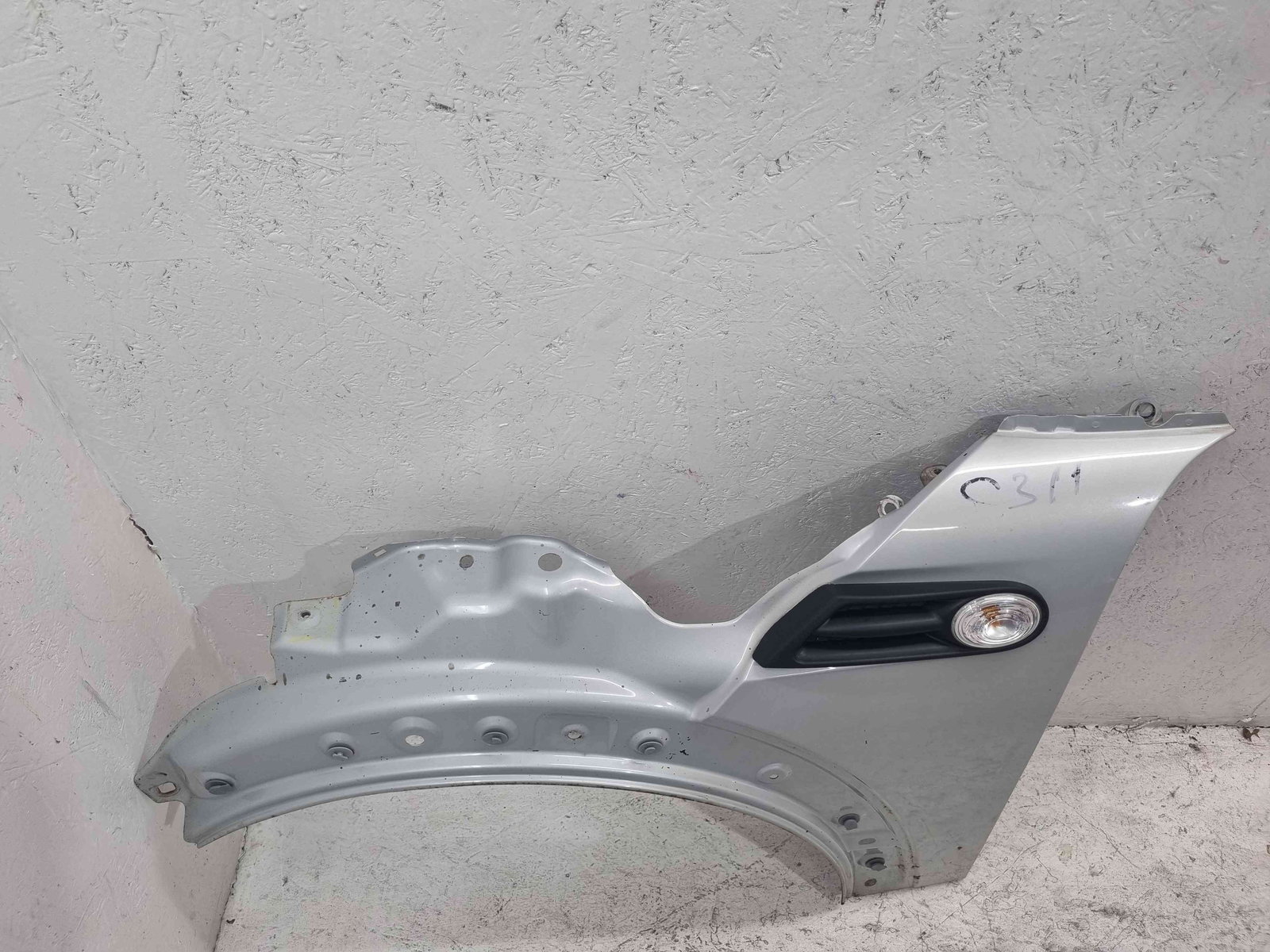 Aripa stanga fata MINI Cooper (R56) [Fabr 2006-2014] A62 White Silver Mel - imagine 4