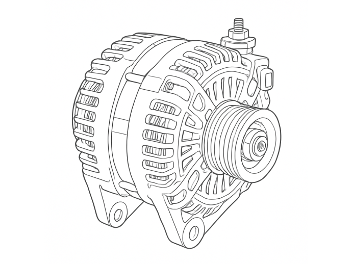 Alternator Ford Focus 2 (DA) [Fabr 2004-2012] 4M5T-10300-LC 1.8 TDCI KKDA 85KW / 117CP