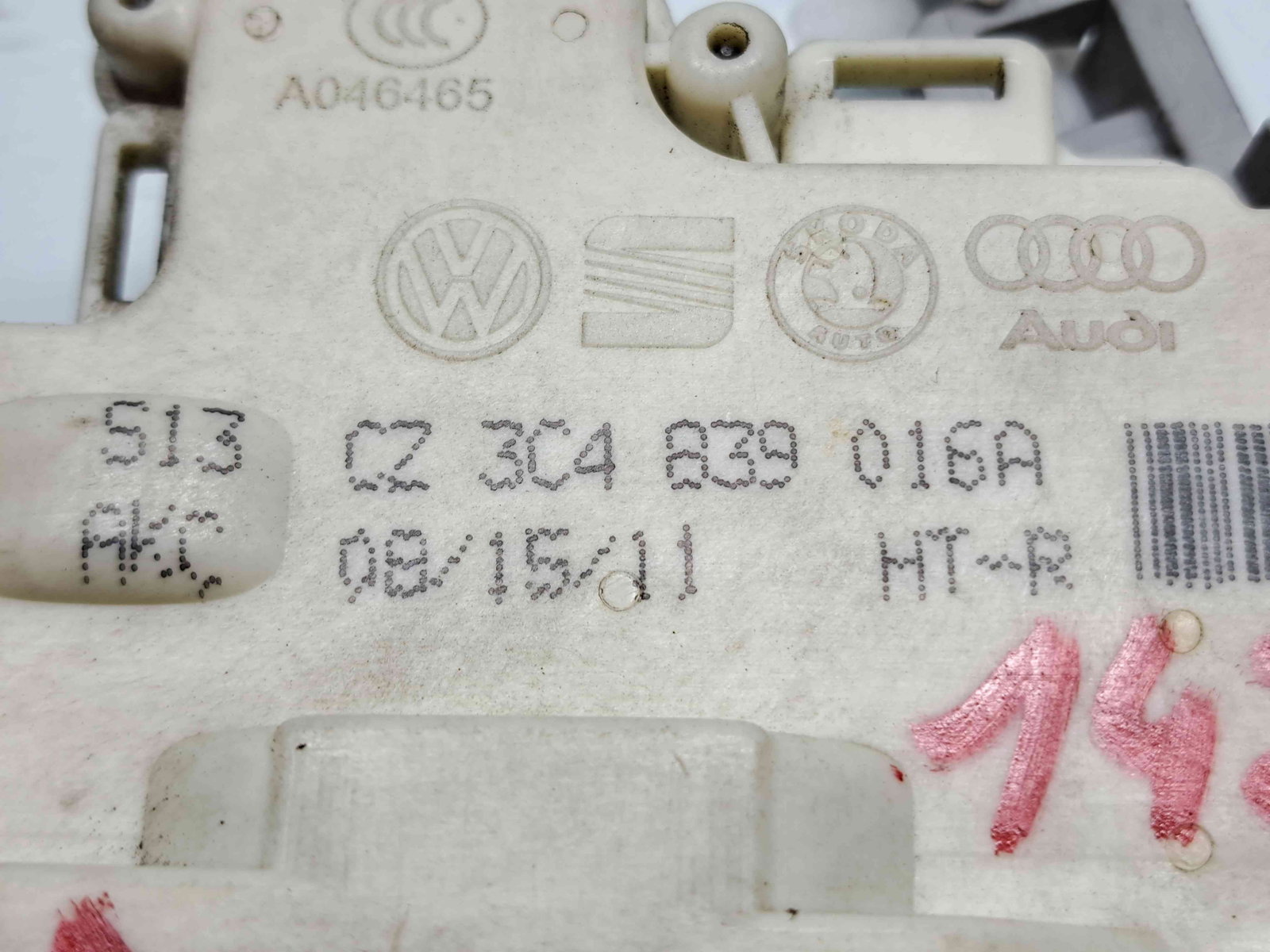 Broasca usa dreapta spate Volkswagen Passat B7 (365) Variant [Fabr 2010-2014] 3C4839016A - imagine 5