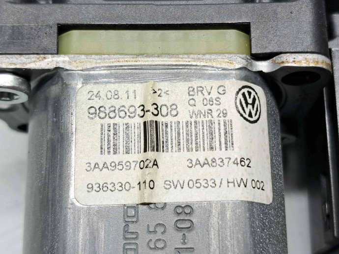 Motoras geam dreapta fata Volkswagen Passat B7 (365) Variant [Fabr 2010-2014] 3AA959702A