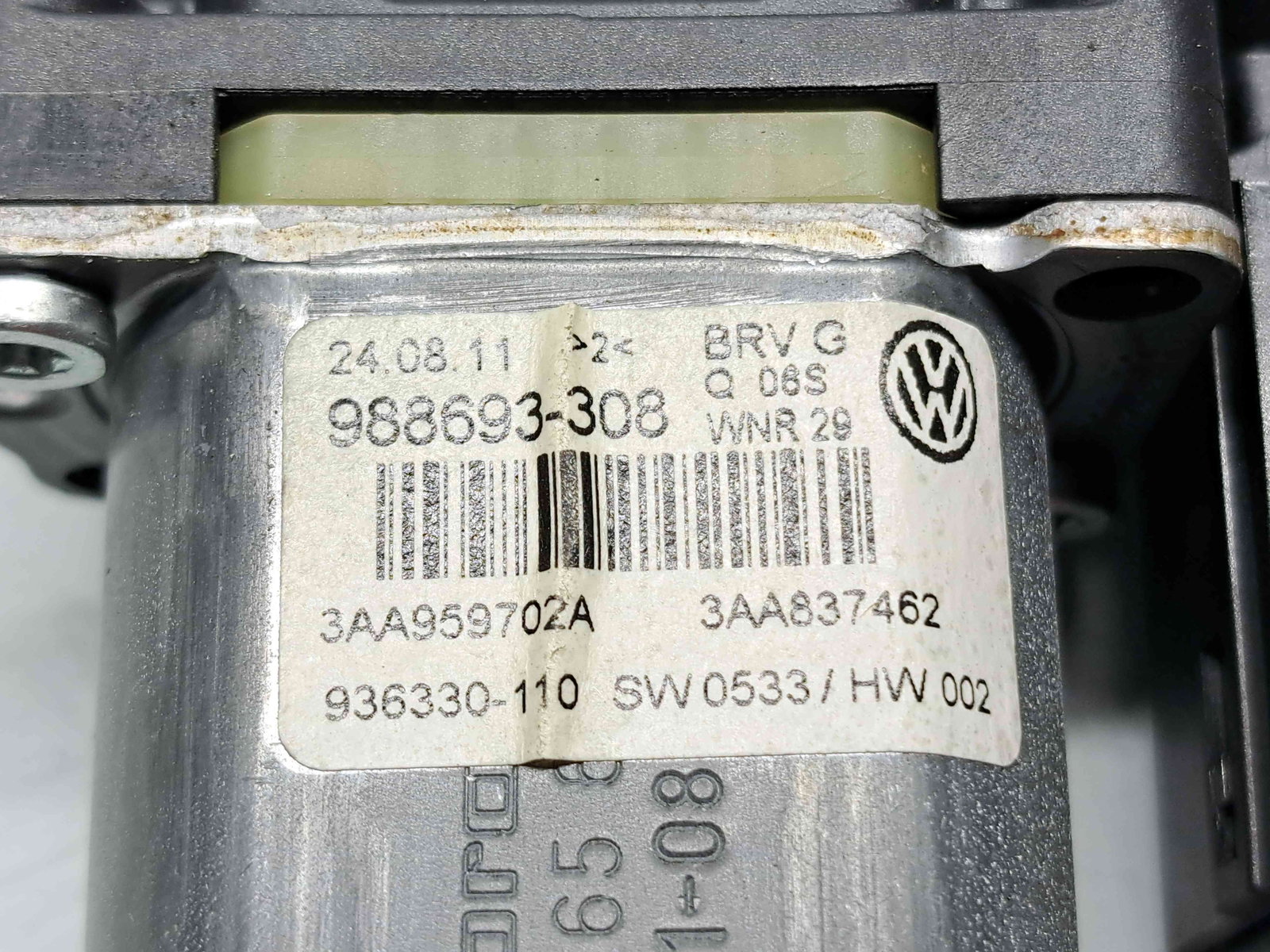 Motoras geam dreapta fata Volkswagen Passat B7 (365) Variant [Fabr 2010-2014] 3AA959702A - imagine 4