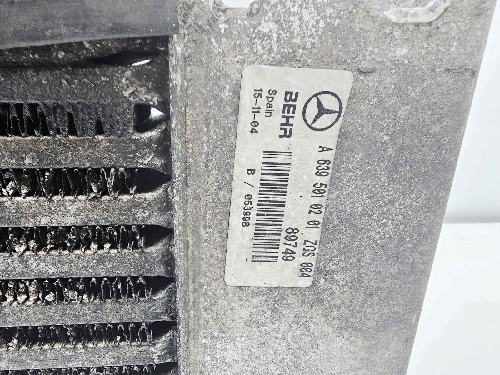 Radiator intercooler Mercedes Vito Autobus (W639) [Fabr 2003-2014] A6395010201 2.2 CDI 646982 80KW / 109CP - imagine 5