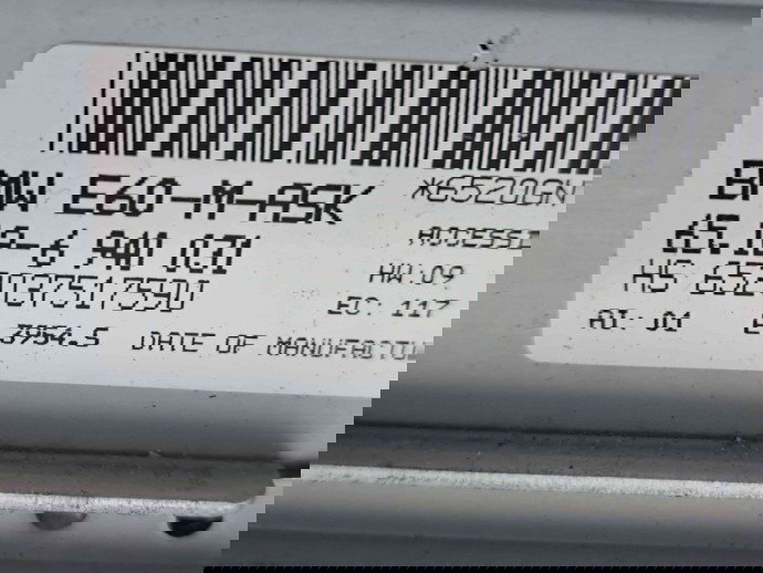  Radio CD Bmw 5 (E60) [Fabr 2004-2010] 6940031