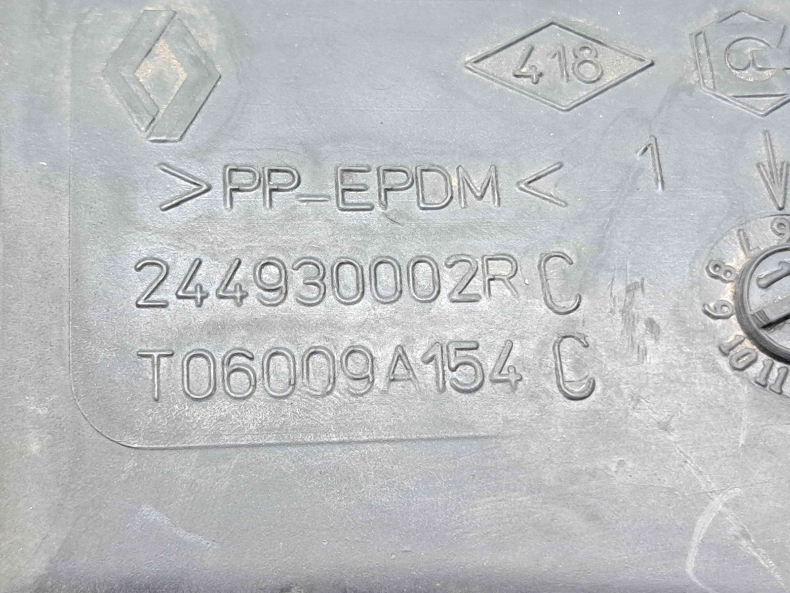 Tub admisie aer Renault Megane 3 (B95) [Fabr 2008-2016] 244930002R 1.9 DCI F9Q-870 96KW / 130CP - imagine 3