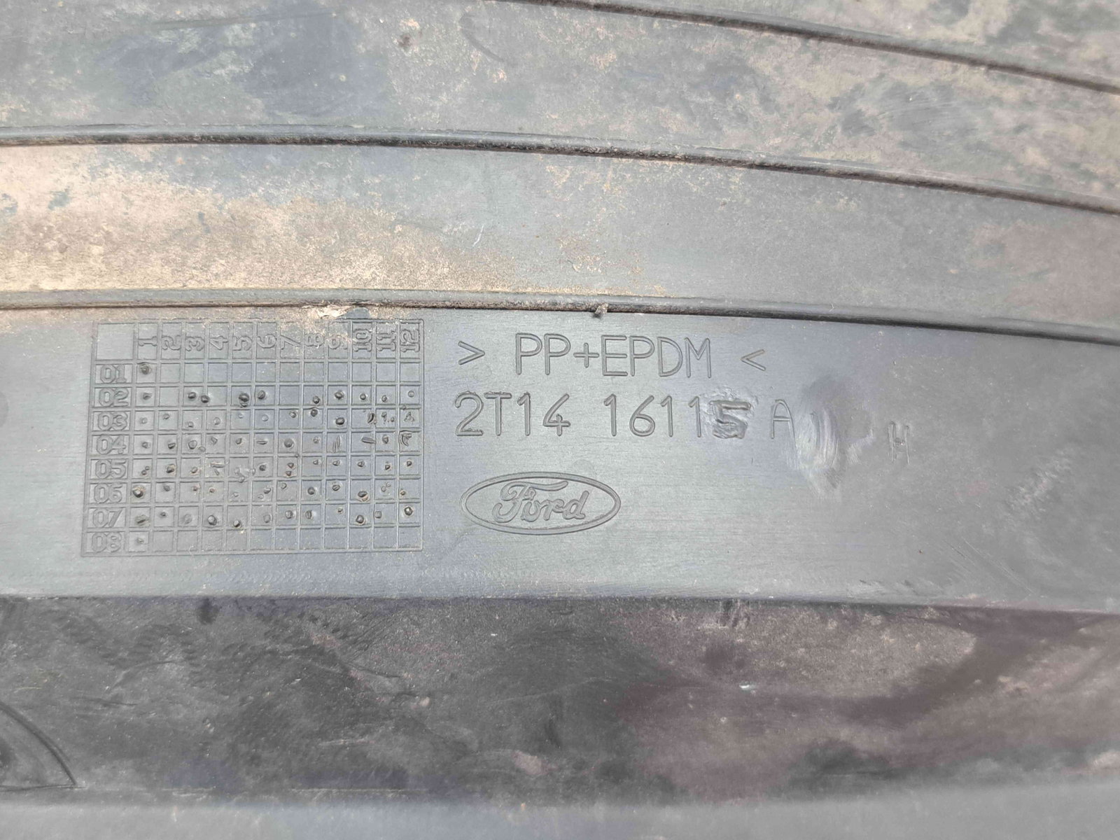 Carenaj roata stanga fata Ford Transit Connect (TC7) [Fabr 2002-2013] 2T14 16115 A - imagine 5