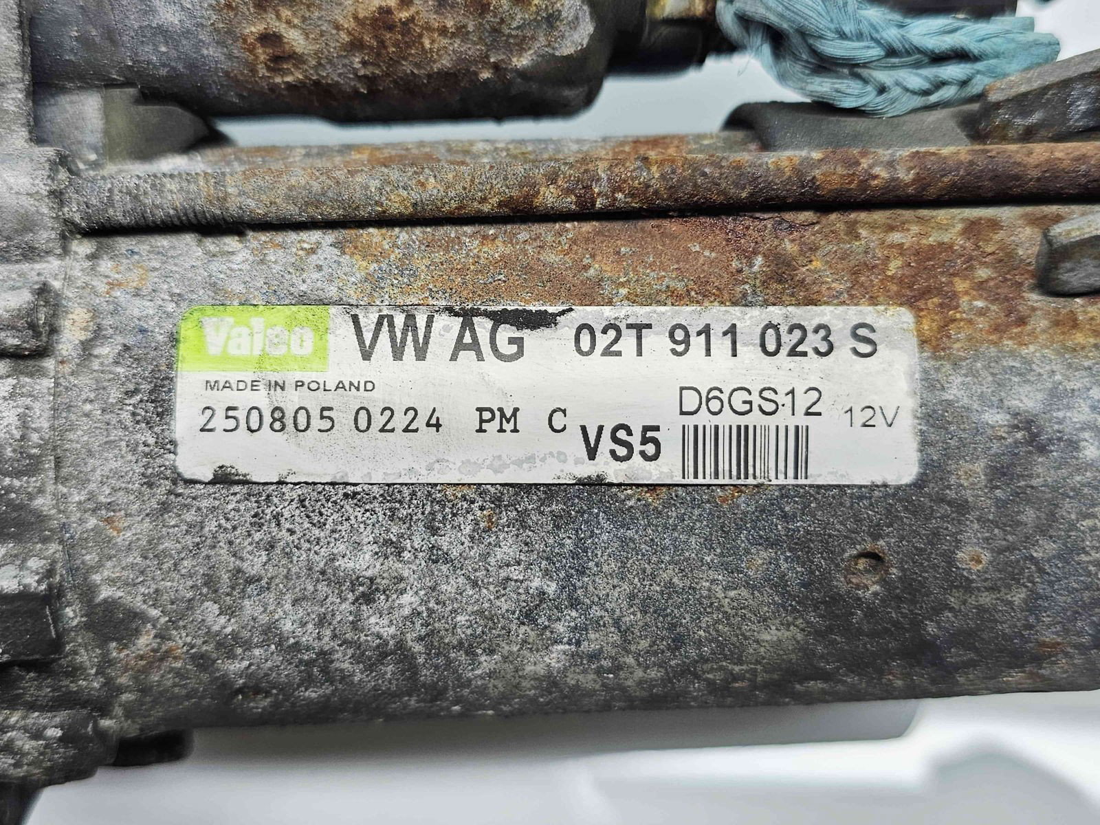 Electromotor 10 dinti Volkswagen Lupo (6X1, 6E1) [Fabr 1998-2004] 02T911023 1.2 Benz BME47KW / 64CP - imagine 2