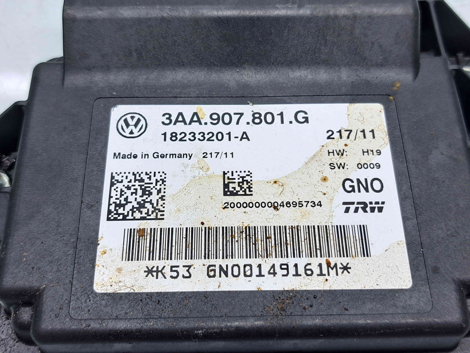 Calculator frana de mana Volkswagen Passat B7 (365) Variant [Fabr 2010-2014] 3AA907801G 2.0 TDI CFFB 103KW / 140CP - imagine 2