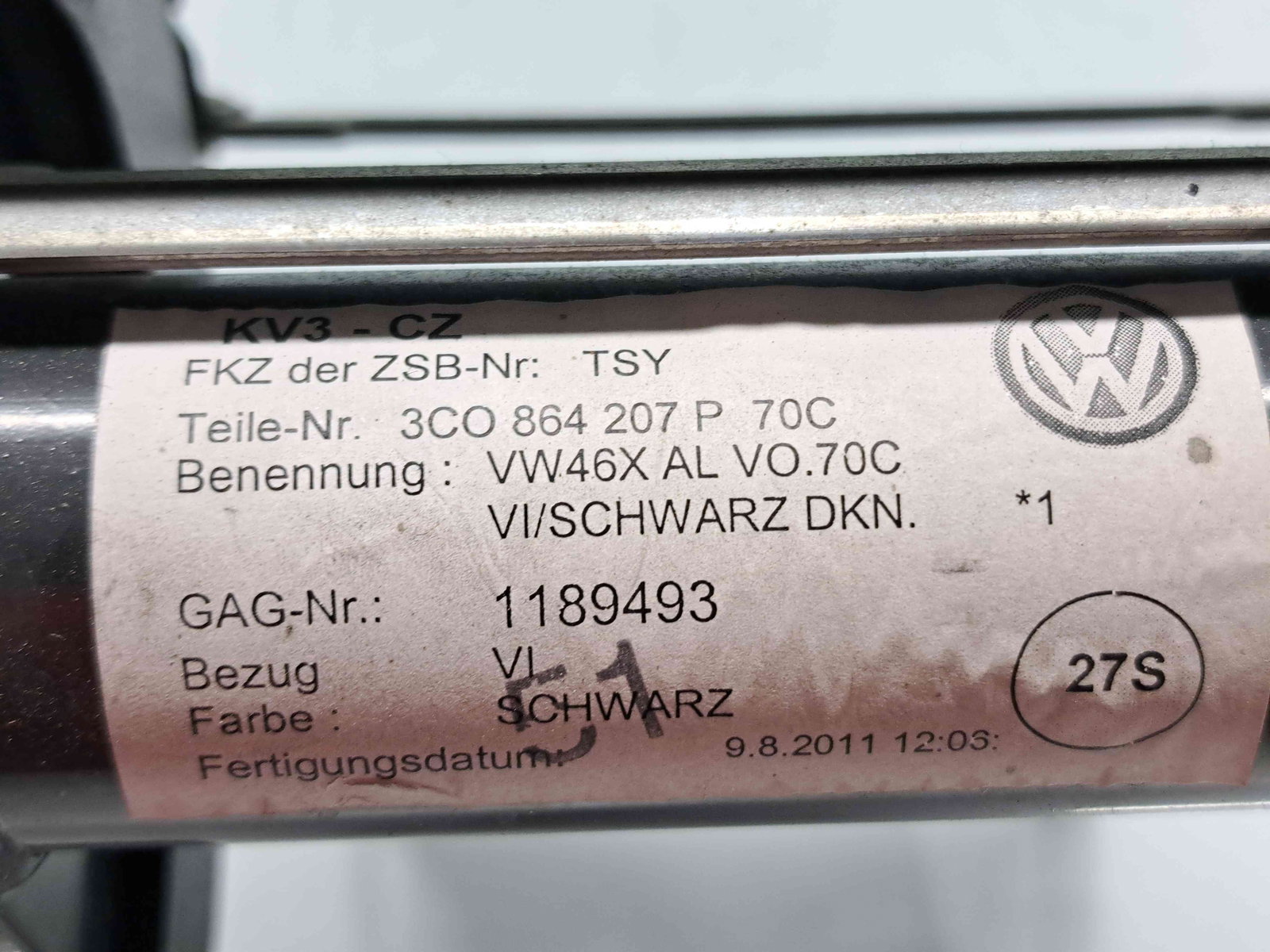 Cotiera Volkswagen Passat B7 (365) Variant [Fabr 2010-2014] 3C0864207P - imagine 5