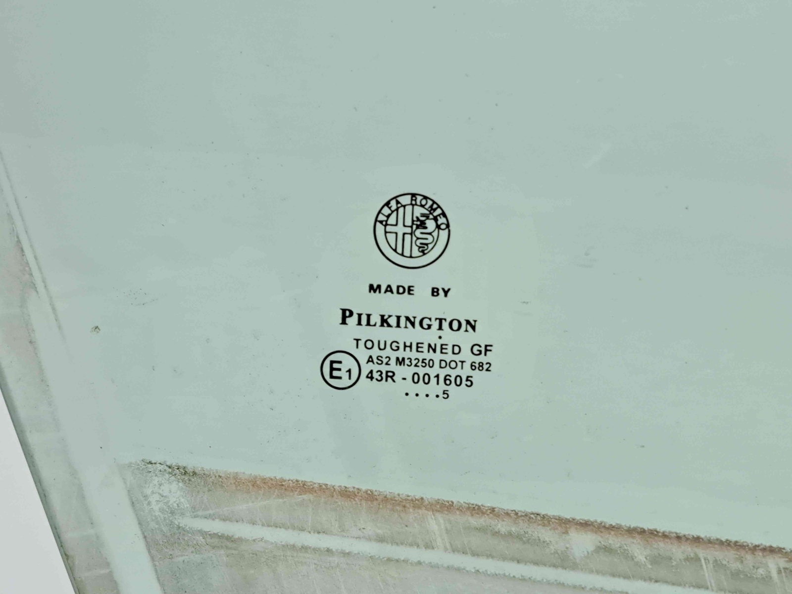 Geam usa dreapta fata Alfa Romeo 159 (939) [Fabr 2006-2011] OEM - imagine 2