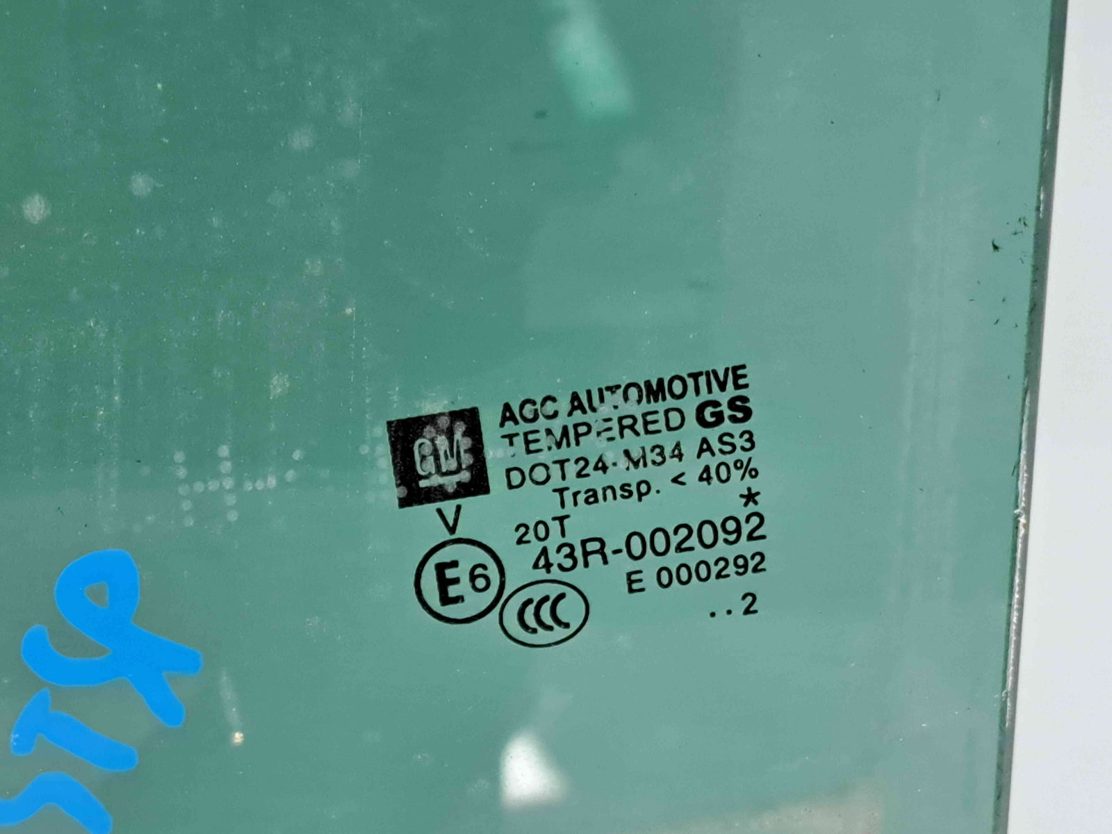 Geam usa dreapta spate Opel Zafira C (E75) Combi [Fabr 2011-2017] OEM - imagine 2