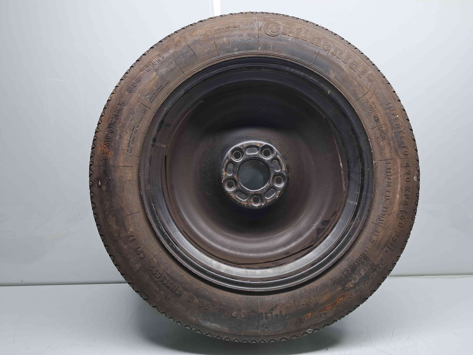 Roata rezerva Ford Mondeo 4 Sedan Facelift [Fabr 2007-2015] 5X108 / T125/90 R16 - imagine 3