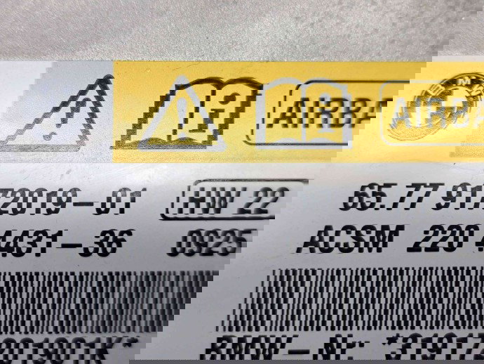 Calculator airbag Bmw 5 (E60) [Fabr 2004-2010] 9172019 2.0 N47D 130KW / 177CP