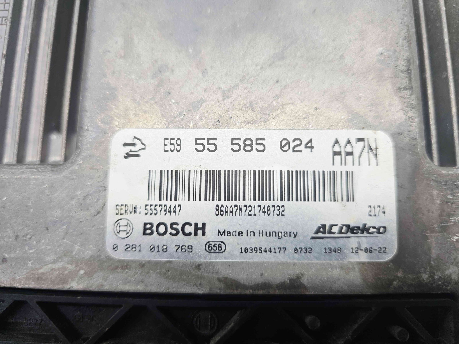Calculator motor ECU Opel Zafira C (E75) Combi [Fabr 2011-2017] 55585024 2.0 CDTI LBS 121KW / 165CP - imagine 4