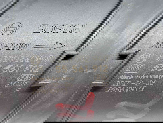 Debitmetru aer  Opel Astra J [Fabr 2009-2015] 55561912 1.7 A17DTS 96KW / 130CP