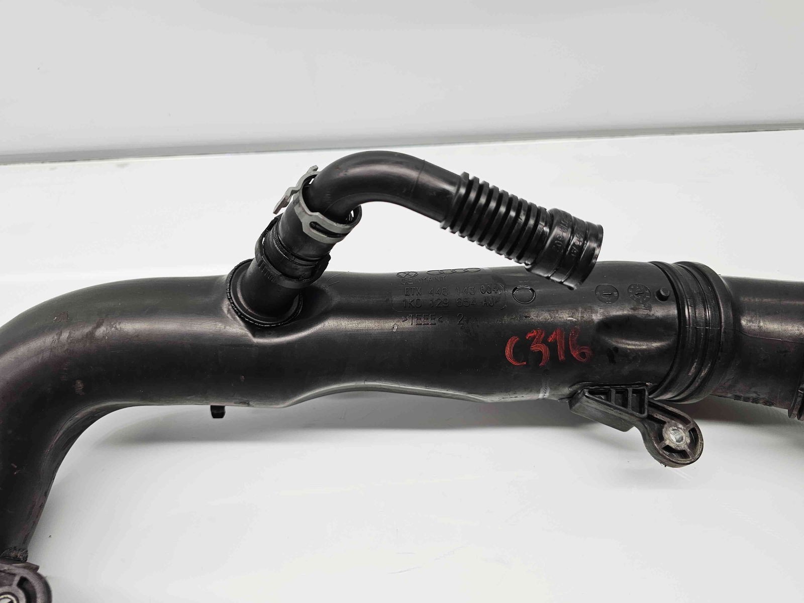 Tub intercooler Volkswagen Passat B6 (3C2) [Fabr 2005-2010] 1K0129654AJ 2.0 TDI BKD 103KW / 140CP - imagine 4