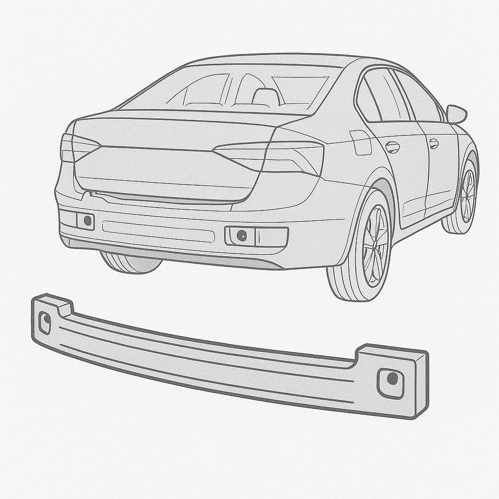 Armatura bara spate Opel Astra H [Fabr 2004-2009] 1.9 CDTI Z19DTH 110 KW / 150 CP