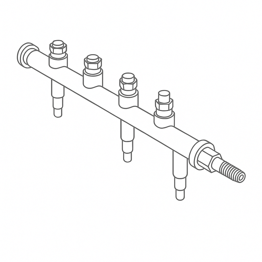 Rampa injectoare Opel Astra H [Fabr 2004-2009] 55197372 1.9 CDTI Z19DTH 110 KW / 150 CP