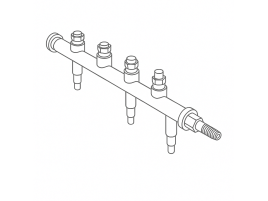 Rampa injectoare  Opel Zafira B (A05) [Fabr 2006-2011] 55197372 1.9 CDTI Z19DTH 110 KW / 150 CP