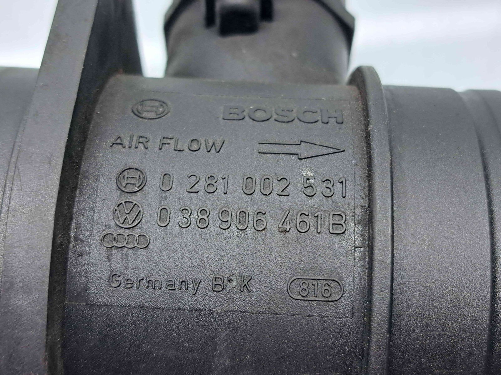 Debitmetru aer Seat Altea XL (5P5, 5P8) [Fabr 2006-2015] 038906461B 1.9 TDI BXE 77KW / 105CP - imagine 3