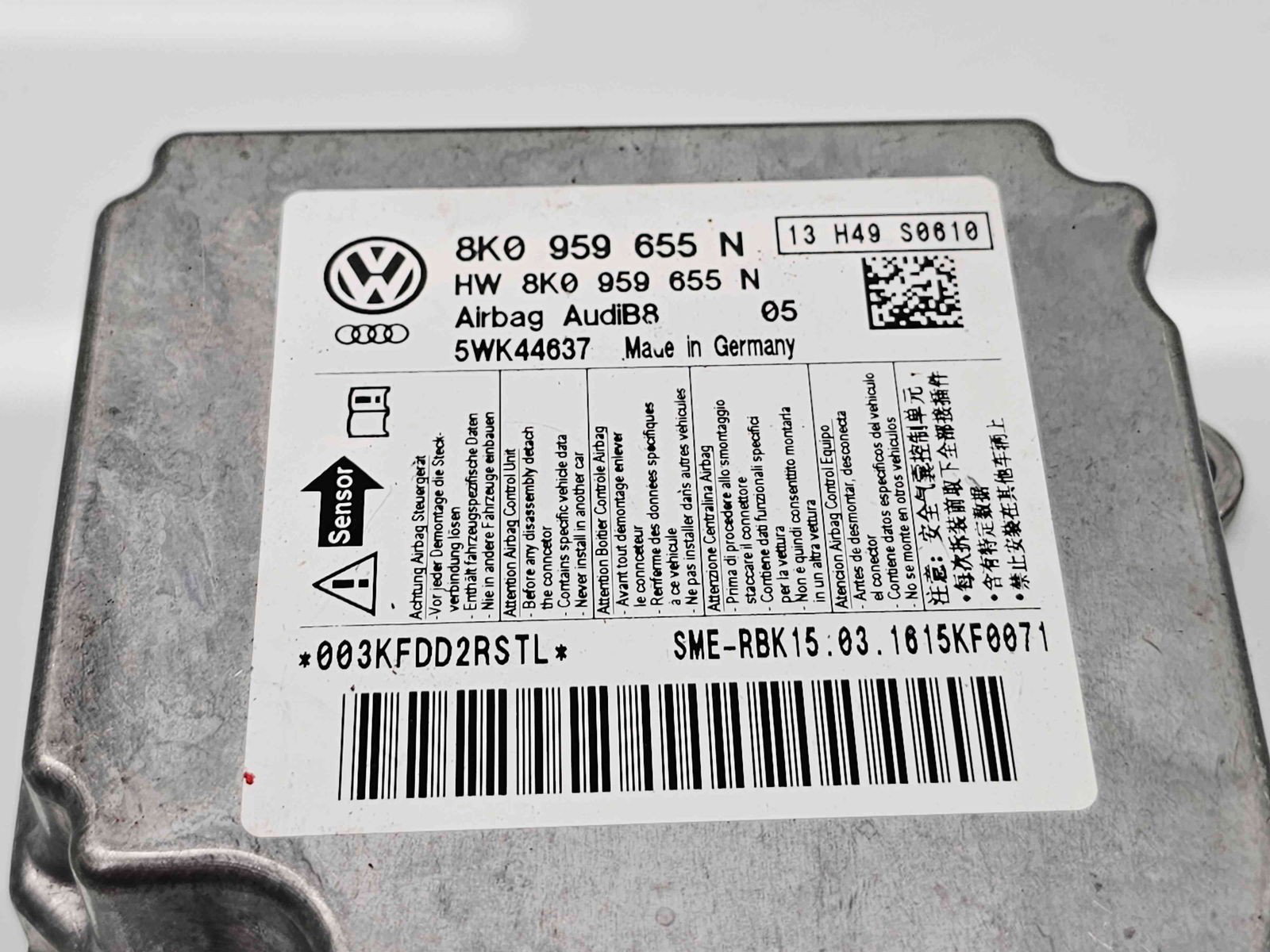 Calculator airbag AUDI A4 (8K2, B8) [Fabr 2008-2015] 8K0959655N 3.0 CREC 245KW / 333CP - imagine 3