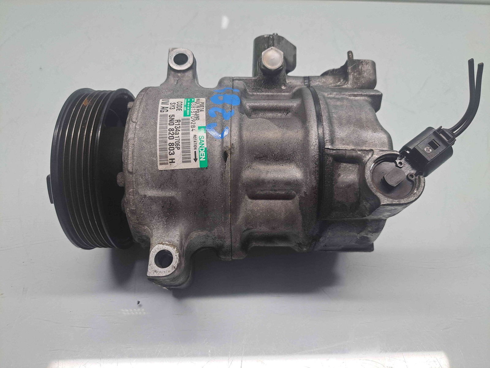 Compresor clima Volkswagen Eos (1F7, 1F8) [Fabr 2006-2015] 5N0820803H 2.0 TDI CBAB 103KW / 140CP