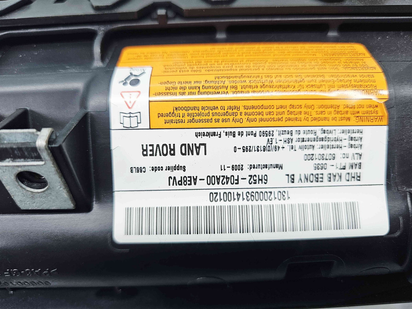 Airbag genunchi LAND ROVER Freelander 2 (FA) [Fabr 2006-2014] 6H52F042A00 - imagine 3