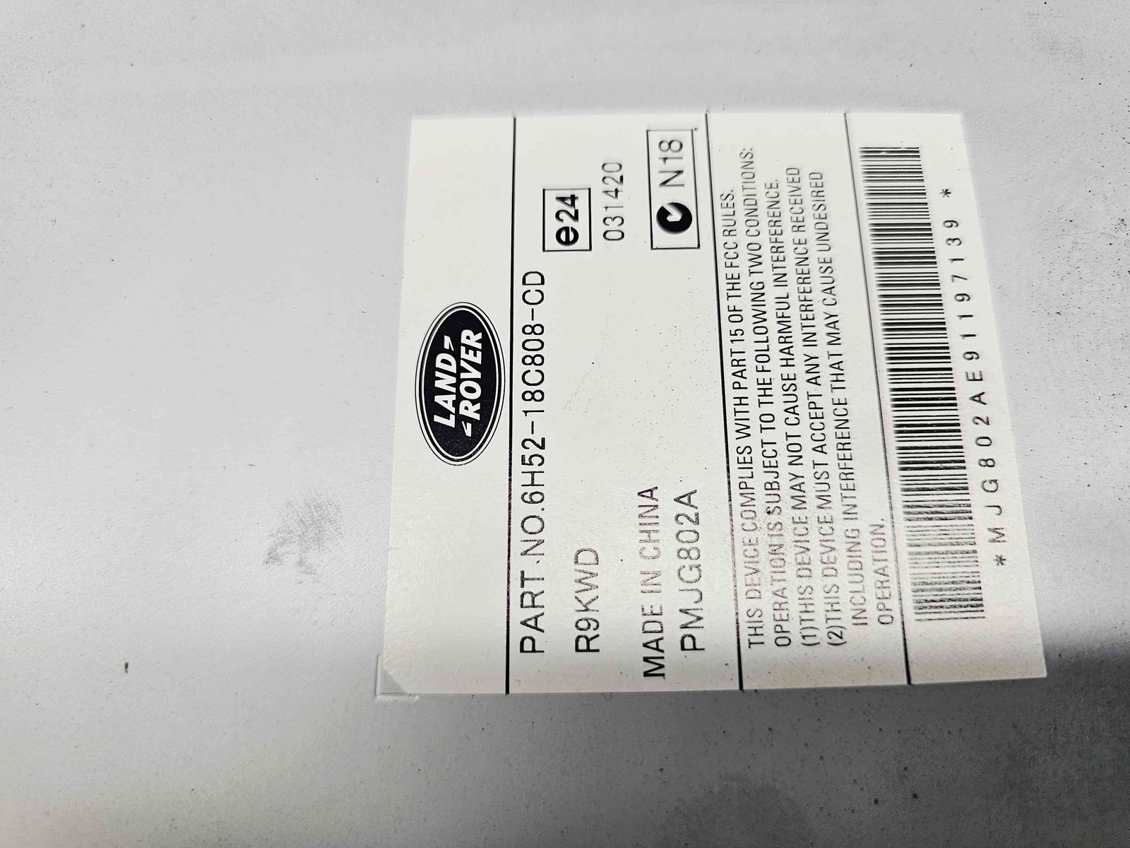 Amplificator audio LAND ROVER Freelander 2 (FA) [Fabr 2006-2014] 6H5218C808CD - imagine 2