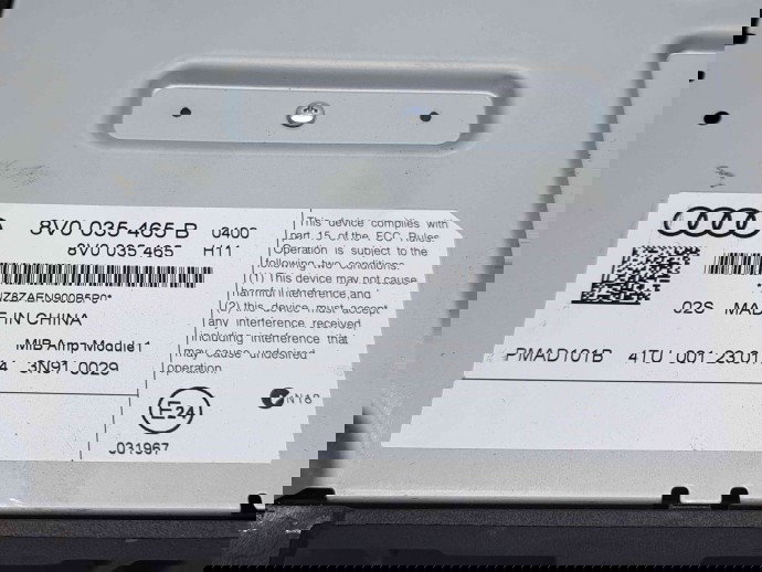  Amplificator audio Audi A3 Sportback (8VA) Hatchback [Fabr 2012-2020] 8V0035465B