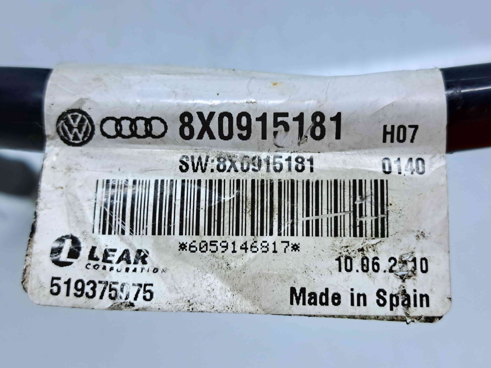Borna baterie (-) Audi A4 (8K5, B8) Avant [Fabr 2008-2015] 8X0915181 - imagine 4