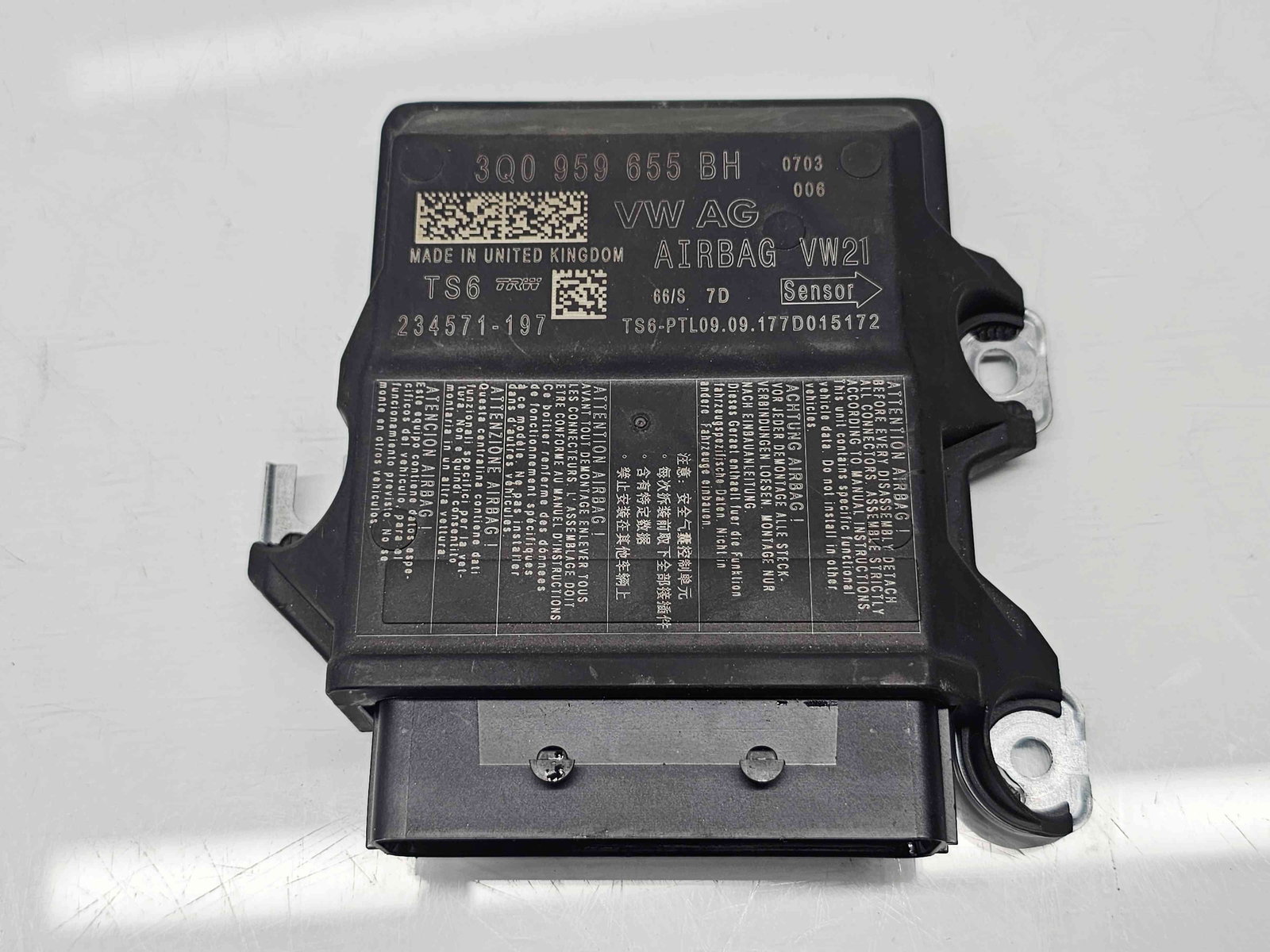 Calculator airbag Seat Leon ST Combi (5F8) [Fabr 2013-2018] facelift 3Q0959655BH 1.4 TSI CZEA 110KW / 150CP - imagine 1