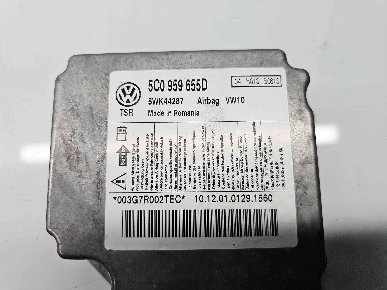 Calculator airbag Volkswagen Golf 6 (5K1) GTI [Fabr 2009-2013] 5C0959655 2.0 FSI CCZB 155KW / 210CP - imagine 3