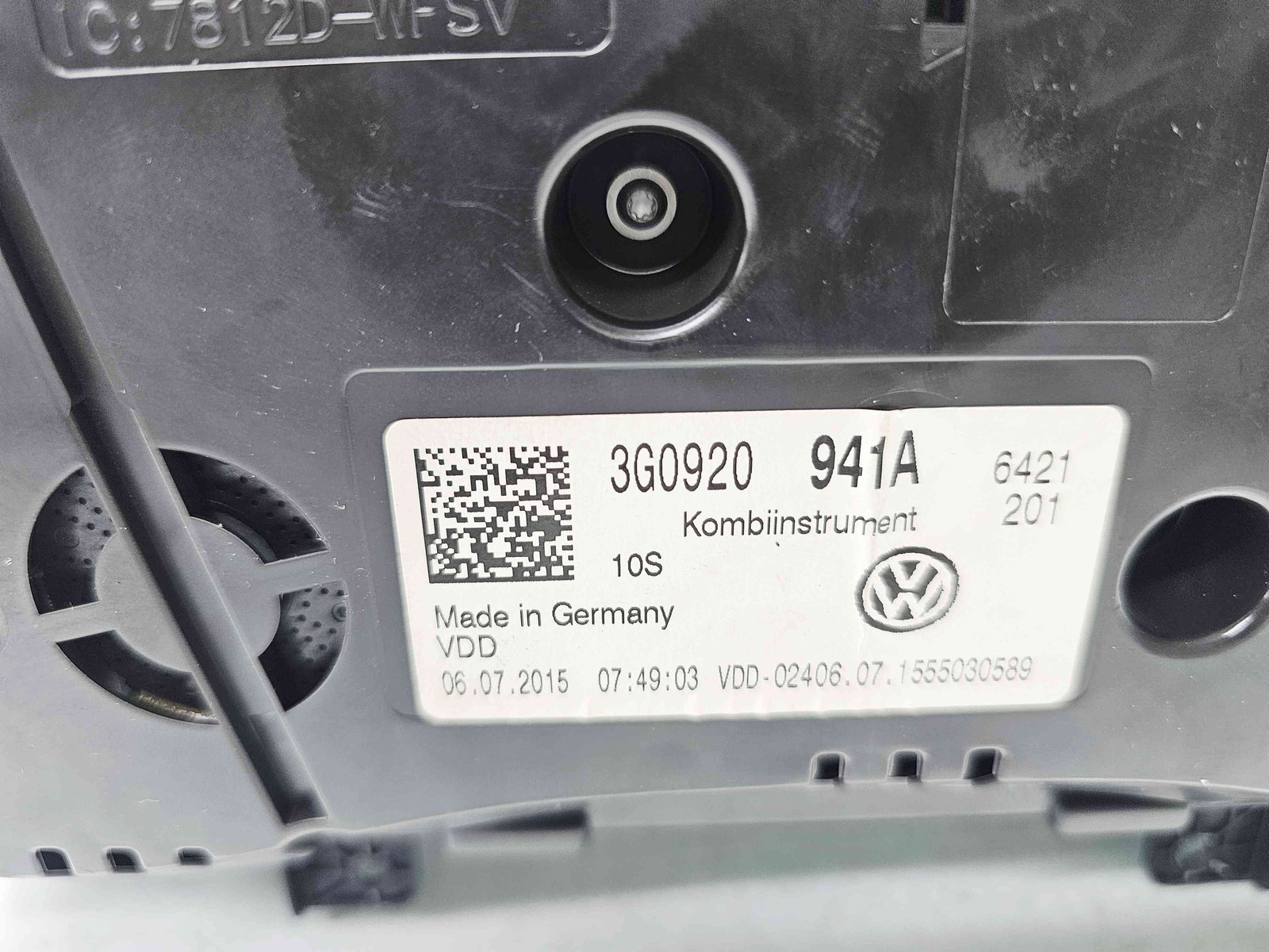Ceas bord Volkswagen Passat B8 (3G2) [Fabr 2015-prezent] 3G0920 - imagine 4