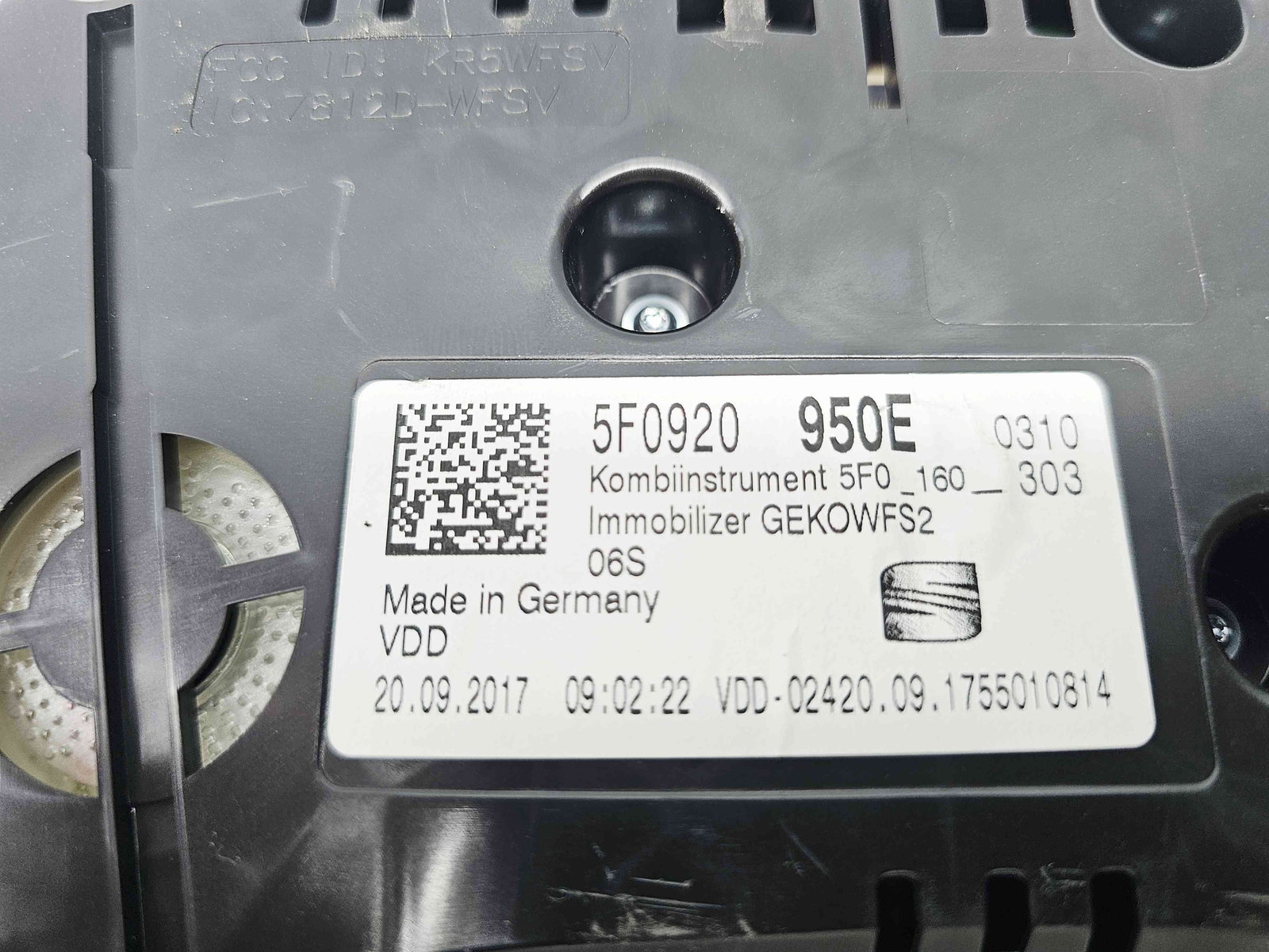 Ceas bord Seat Leon ST Combi (5F8) [Fabr 2013-2018] facelift 5F0920 - imagine 5