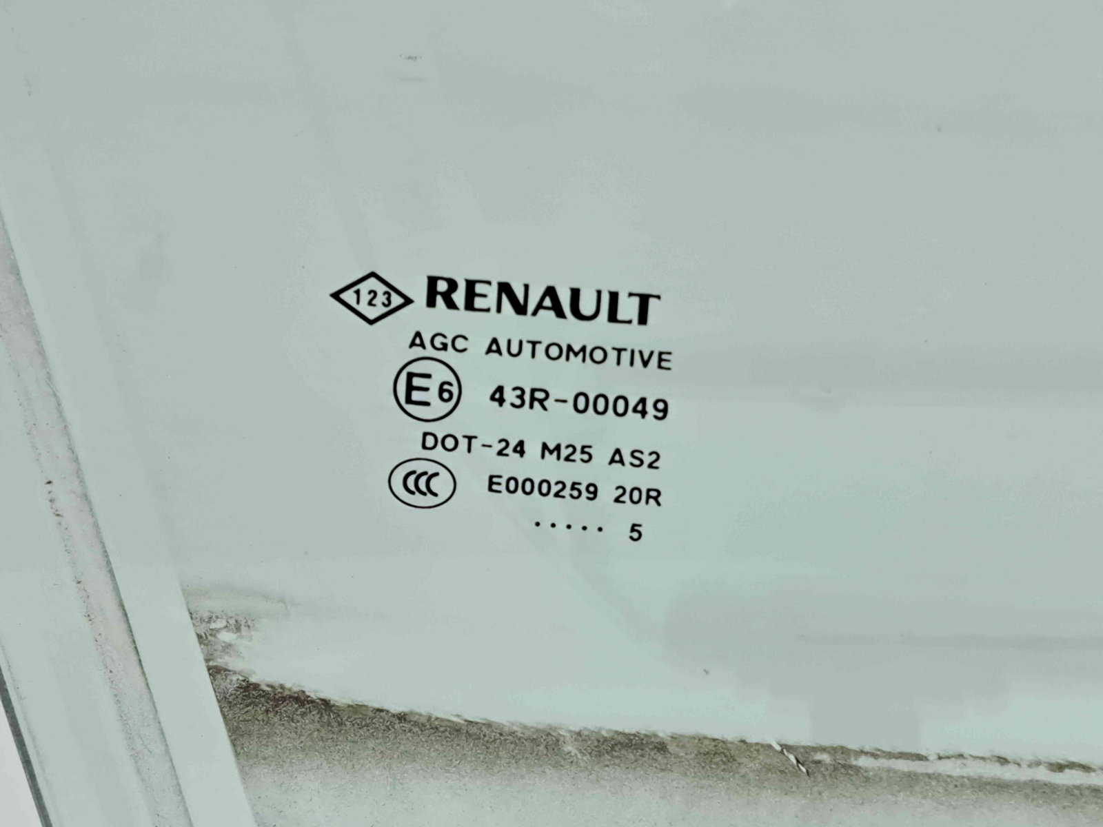 Geam usa dreapta fata Renault Scenic 3 (J95) Facelift [Fabr 2009-2015] OEM - imagine 2