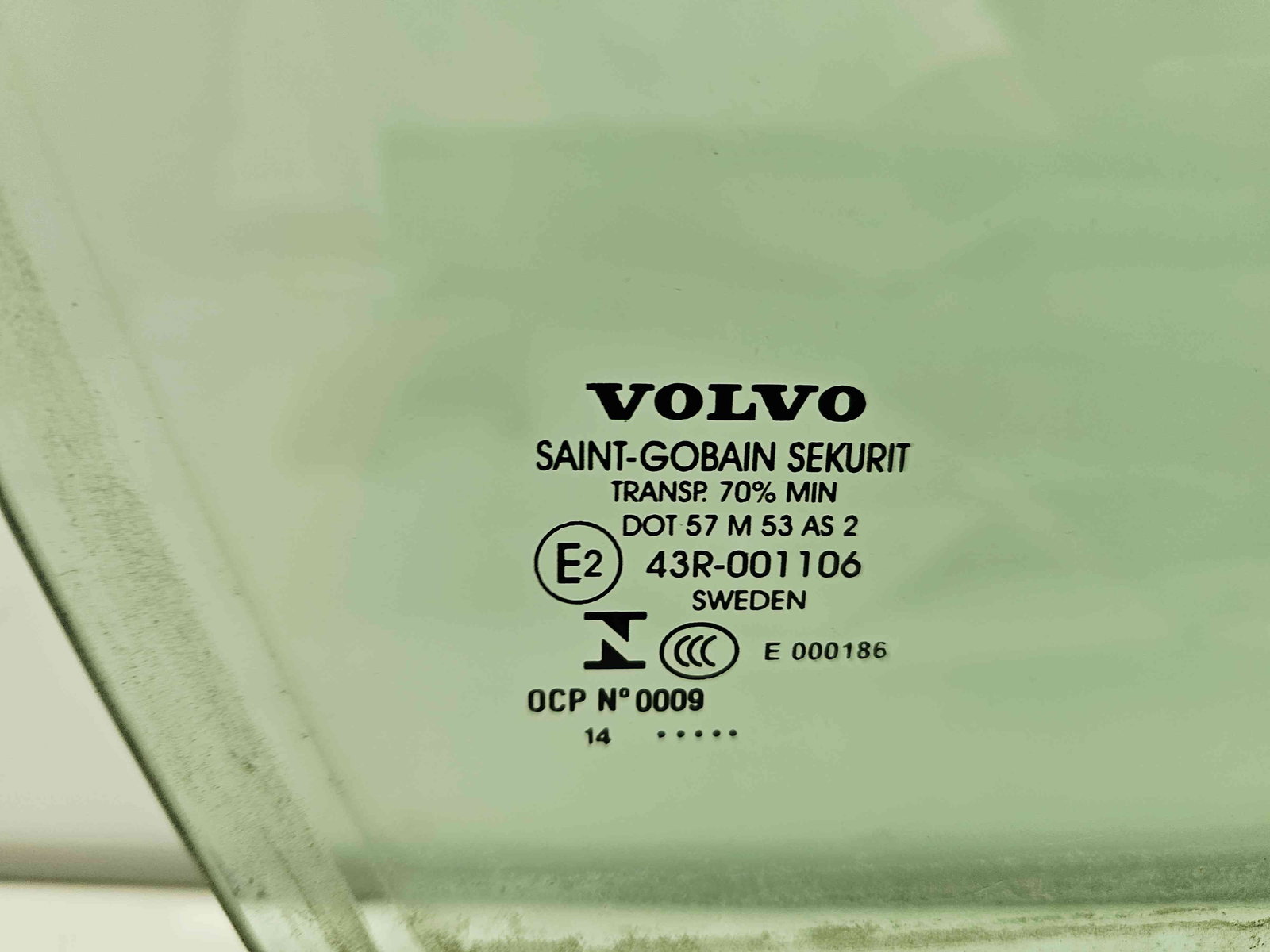 Geam usa dreapta fata Volvo V60 [Fabr 2010-2018] OEM - imagine 2