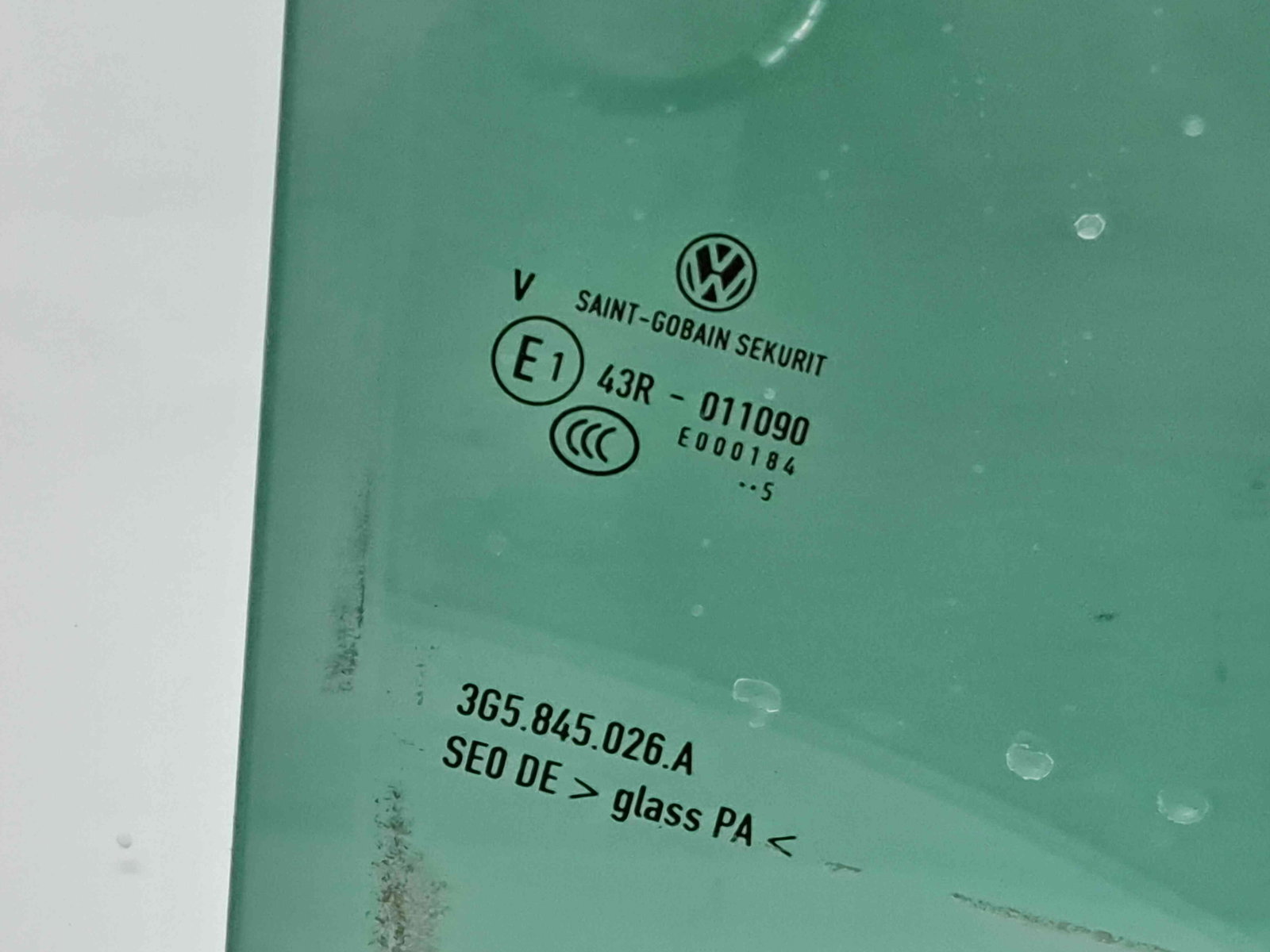 Geam usa dreapta spate Volkswagen Passat B8 (3G2) [Fabr 2015-prezent] OEM - imagine 2