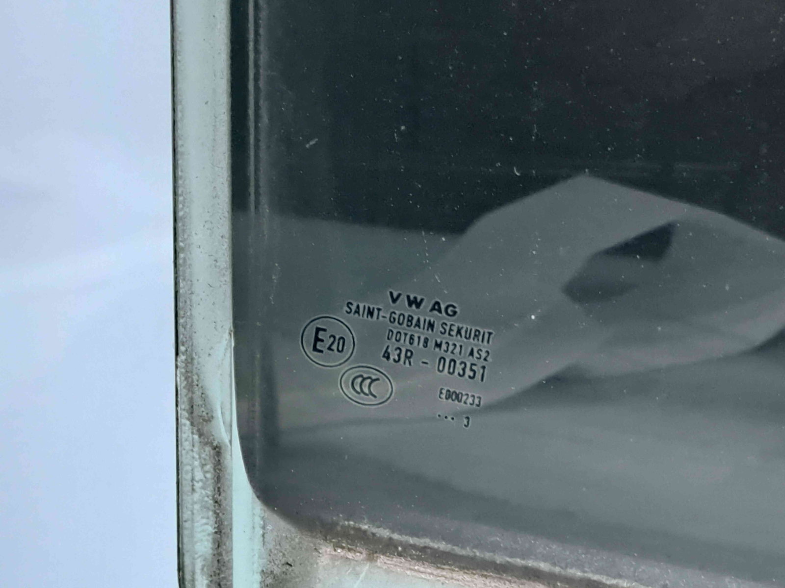 Geam usa dreapta spate Skoda Rapid (NH3) [Fabr 2012-2019] OEM - imagine 2