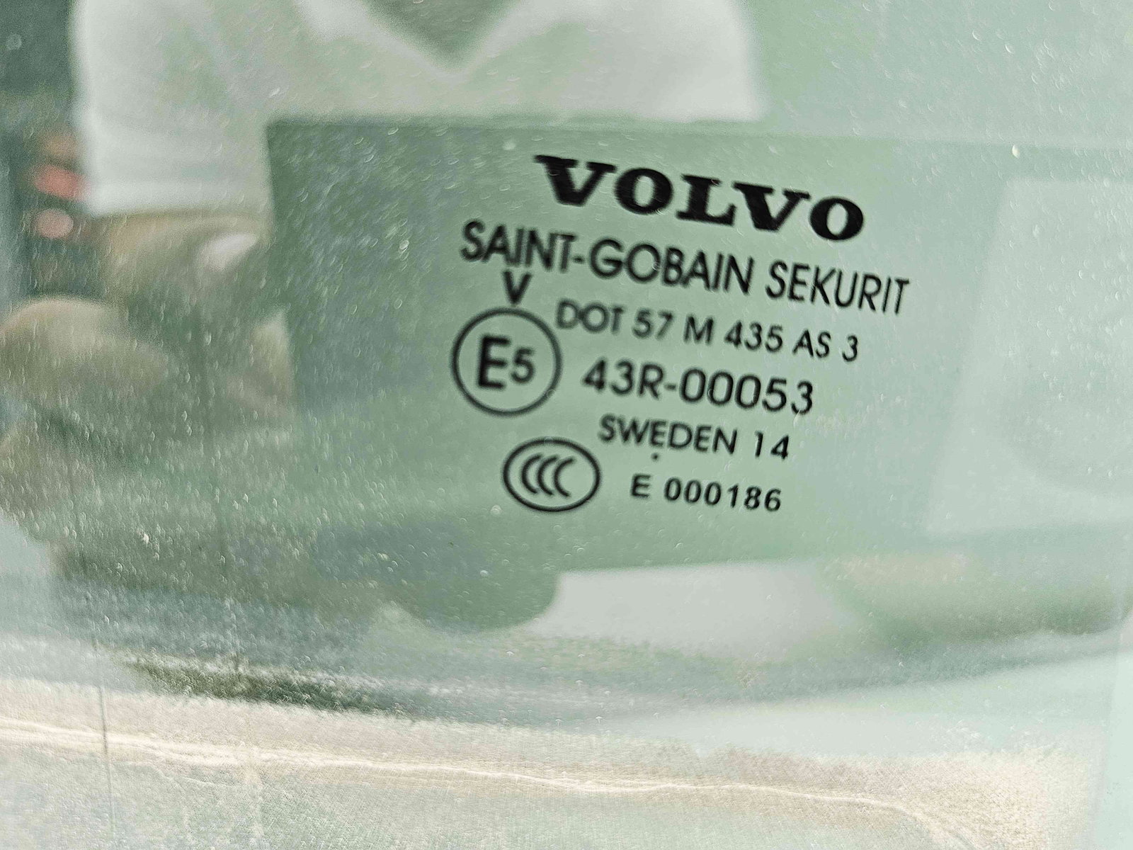 Geam usa dreapta spate Volvo V60 [Fabr 2010-2018] OEM - imagine 2