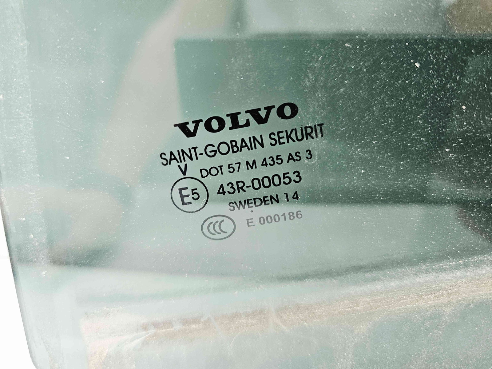 Geam usa stanga spate Volvo V60 [Fabr 2010-2018] OEM - imagine 2